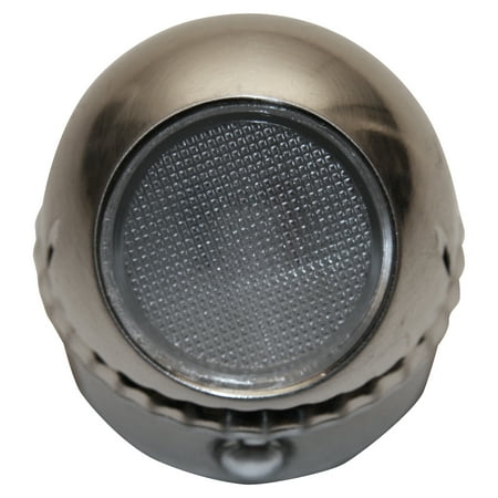 UPC 875638000902 product image for Meridian LED Automatic Rotating Night Light, Silver | upcitemdb.com