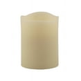 thumbnail image 2 of Melted Flameless Wax Candle in Ivory (4 in.), 2 of 3