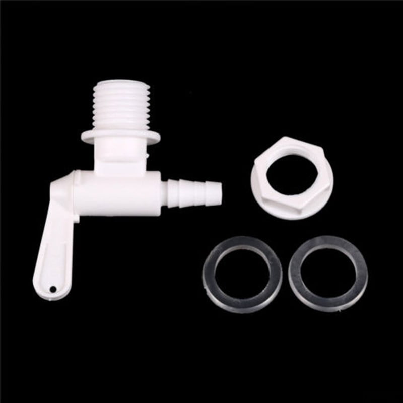 3/8" Plastic Beer Brew Bucket Tap Faucet for Home Beer Brewing White Lightweight 