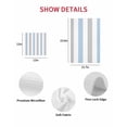 thumbnail image 7 of Light Blue Grey Stripe Kitchen Dish Towels for Drying Dishes Set of 2, Modern Farmhouse Vertical Striped Waffle Weave Microfiber Terry Hand Tea Bathroom Towels Quick Dry & Absorbent Towel 12x12, 7 of 7