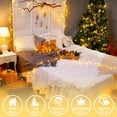 thumbnail image 3 of 300 LED Warm White Christmas Lights Outdoor, 100 Ft Twinkle Fairy Indoor String Lights for Classroom Clear Wire Plug in, String Lights for Bedroom Wedding Christmas Tree Fall Mantel Decor, 3 of 9
