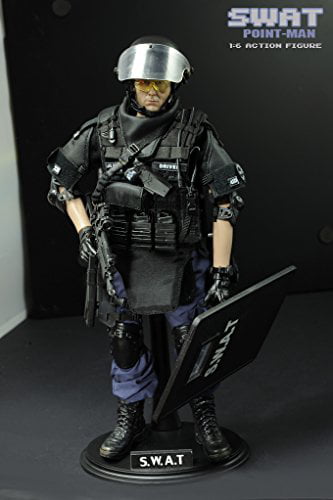 Highly Detail Special Forces Action Figure SWAT TEAM-POINT-MAN Super system