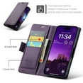 thumbnail image 3 of Dteck for Samsung Galaxy A16 5G Wallet Case with RFID Blocking Credit Card Holder, PU Leather Folio Flip Kickstand Protective Shockproof Cover Women Men for Samsung Galaxy A16 5G,Purple, 3 of 5