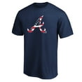 thumbnail image 2 of Men's Profile Navy Atlanta Braves Big & Tall American T-Shirt, 2 of 3