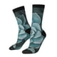 thumbnail image 1 of Fotbe Blue Color Cactus Calcetas Largas con Estampado para Hombre y Mujer – Calcetas de Compresión Transpirables y Elásticas, Viajar y Uso Diario Talla 5-11, 1 of 6