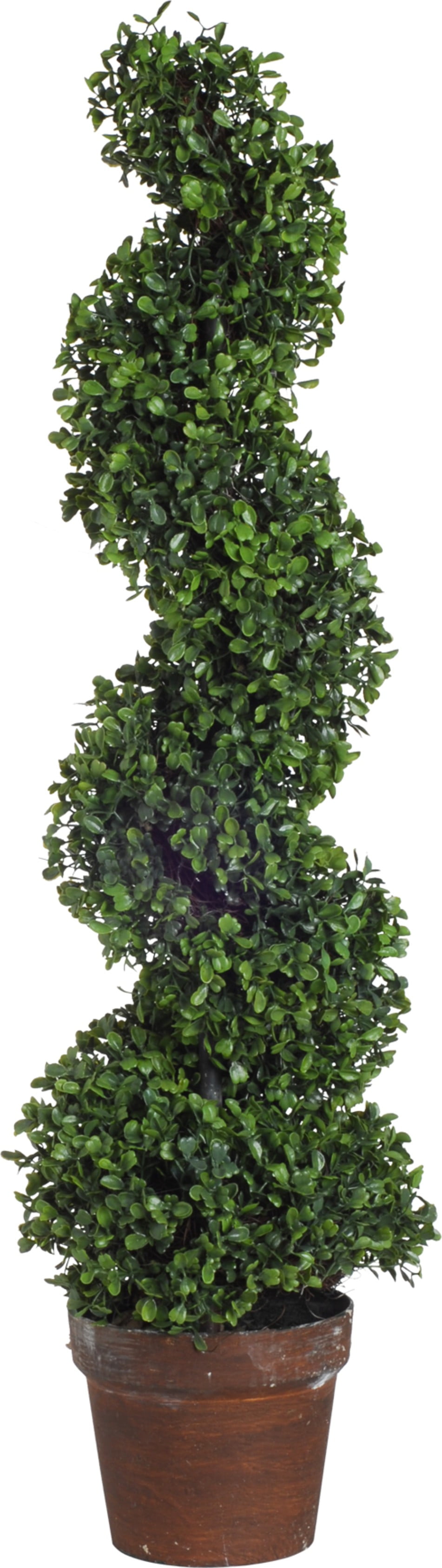 TOPIARY ARTIFICIAL OUTDOOR SPIRAL TREE 6ft 4" PLANT CYPRESS CEDAR BUSH JUNIPER 