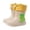 Z01 Khaki, variant on Kids Rainboots Toddler Rain Boots Baby Easy-On Rain Shoes for Boys and Girls Waterproof Lightweight Outdoor Size 3.5C - 4C (Yellow,3.5C - 4C)