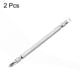 thumbnail image 3 of Uxcell 2pcs Punta de destornillador magnética de doble extremo 6mm PH2/SL6 5"/125mm 1/4" Shank Phillips cruzado ranurado plano, 3 of 7