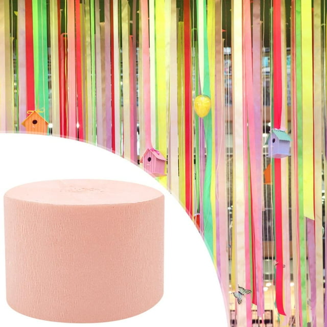 Feltree Crepe Paper Streamer Roll 8 Inch Wide x 82 Feet Long for DIY Crafts, Party Decorations, Flame Resistant and Colorfast