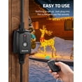thumbnail image 2 of Toma de corriente exterior con control remoto DEWENWILS 15A 1875W, 2 of 7