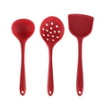 thumbnail image 1 of COMPUKAS 3Ud Utensilios De Cocina Antiadherentes De Silicona Para Cocina Con Asa Para Colgar, 1 of 8