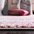 thumbnail image 5 of SAFAVIEH Madison Leighton Geometric Area Rug, Cream/Fuchsia, 10' x 14', 5 of 8
