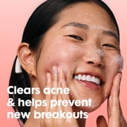 Hero Cosmetics Mighty Facial Cleanser for Acne Prone Skin, 2% Salicylic Acid, 5.07 fl oz