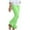 Mint Green, variant on FAIWAD Girls Ruffle Leggings Stretch Solid Color Yoga Dance Flare Pants Kids Athletic Workout Running Tights 3-12Y