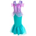 thumbnail image 3 of 3-7T Girls Mermaid Dress Female Princess Dress Party Halloween Costume, 3 of 8