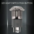thumbnail image 5 of 12V 16mm Car LED Light Momentary Horn Button Metal Switch Push Button blue, 5 of 8