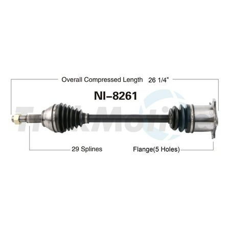 CV Axle Assembly Fits select: 1990-1996 NISSAN 300ZX