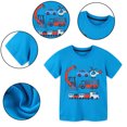 thumbnail image 2 of Nmmacb T-Shirts Garçons Manches Courtes Coton Hauts Tees Tout-Petits Enfants Col Rond T-Shirts Haut pour Enfants Bébé 2-8 Ans, 2 of 9