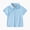 T08-Light Blue, variant on Xudanell Boys Plaid Shirts Kids Formal Dress Shirts for Toddler to Little Boys Button Down Short Sleeve