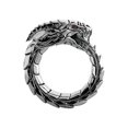 thumbnail image 2 of Anillo de dragón para hombre, anillo de cabeza de dragón gótico, anillo de dragón de piedra punk, joyería de animales de dragón de rock retro de hip hop para niños, 2 of 5