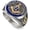 Blue Gold, variant on Men's Stainless Steel Vintage Freemason Masonic Biker Rings Blue Free and Accepted Masons Ring Band