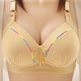 thumbnail image 2 of Tshirt Bras for Women, Push Up Full Coverage Strappy Comfortable Bra Wirefree Plus Size Bralettes Everyday Brassiere, 2 of 3