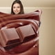 thumbnail image 3 of Manta para sofá, patrón de chocolate, que no destiñe, suave, cómoda para todas las estaciones, oficina en casa, 100x120cm/39,4x47,2 pulgadas, 3 of 5