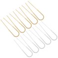 thumbnail image 2 of Miangastore Épingle à Cheveux Alliage d'Argent 10 Pcs 5.2X1.3X0.1In, 2 of 9