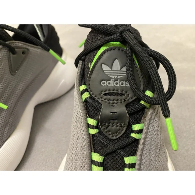 Adi-das Original Adifom SLTN Cushion Life Style Lace Up Shoes Gray/Green FZ6065