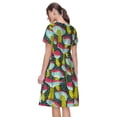thumbnail image 6 of Spring Summer Dresses for Women 2025 - Green Mushroom Wedding Guest Dresses, Beach Vacation Clothes, Hawaiian Sundresses Casual Short Sleeve Dress for Women with Pockets, 6 of 7