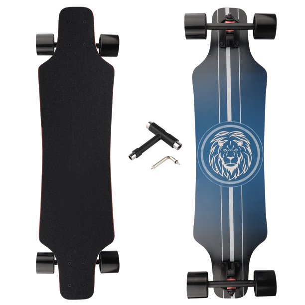 Longboard Skateboard for Beginners, 31 Inch Pro Complete Concave