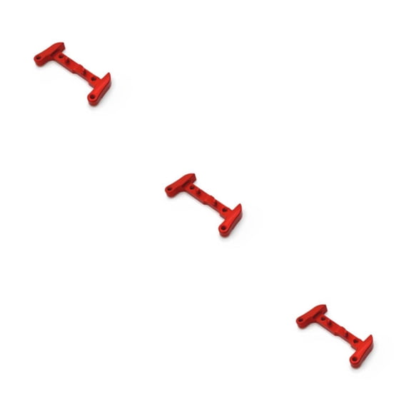 Vogacara Metal 1/28 RC Car Protector a prueba de golpes Modificado Elegante Desmontable Protector de color sólido Reemplazo para Mini-Q Red Type1 NO1