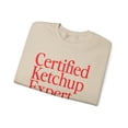 thumbnail image 3 of Ketchup Expert Sweatshirt Gifts Crew Neck Shirt Long Sleeve Unisex, 3 of 7