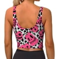 thumbnail image 3 of Lsque Halloween Pumpkins Printed Women'S Sports Bra, Compression, Moisture Wicking, High-Impact Sports Bra For Women,Supportive sports bra-X-Large, 3 of 9