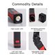 thumbnail image 4 of Lámpara de lectura de cuello recargable por USB con 2 luces LED ajustables | Luz de lectura manos libres para leer en la cama, reparar el coche y actividades al aire libre | Diseño de cuello de, 4 of 9
