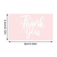 thumbnail image 2 of Flowers Thank You Card - 30 Pieces Gift Card Insert for Creative Festival Packaging and Decoration, Pink Design, 2 of 2