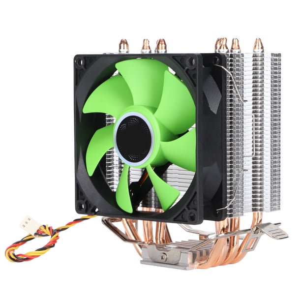 Ventilador de CPU de 4 tubos de calor, 90 mm, 3 pines, silencioso, Plug and Play, disipación de calor rápida, ventiladores de refrigeración de CPU para computadora, ventilador único