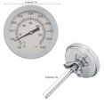 thumbnail image 4 of Cergrey Thermometer,50~550℉ Barbecue BBQ Smoker Grill Thermometer Temperature Gauge Analog Dial Double Scale, 4 of 8