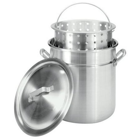 Bayou Classic 4042 42-Qt. Fryer- Steamer with Lid and Basket - Aluminum