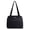 Black, variant on PackIt Freezable Hampton Lunch Bag, Black Grid, built with Shoulder Straps and Zipper Closure