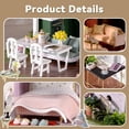 thumbnail image 3 of DIY Modern Villa Dollhouse Kit, 3-Story Wooden Miniature House with LED Lights for Adults, 3 of 6