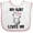 White and Pink, variant on Inktastic My Aunt Loves Me Kitty Girls Baby Bib