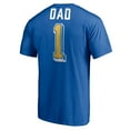 thumbnail image 3 of Men's Royal Golden State Warriors Number One Dad T-Shirt, 3 of 3