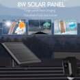 thumbnail image 3 of Cargador Solar YUELAN de 8W 7x9 pulgadas para Cámaras Ring Paquete de 2, 3 of 6