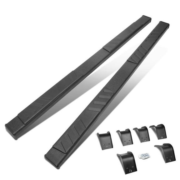 DNA Motoring 5" OD Black Side Step Nerf Bars Running Boards for 2009-2022 Ram 1500 Quad Cab