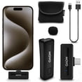 thumbnail image 1 of Micrófono Inalámbrico USB-C Movo Negro con Batería de 10 Horas y Alcance de 165 Pies Compatible con, 1 of 8