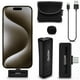 thumbnail image 1 of Micrófono Inalámbrico USB-C Movo Negro con Batería de 10 Horas y Alcance de 165 Pies Compatible con, 1 of 8