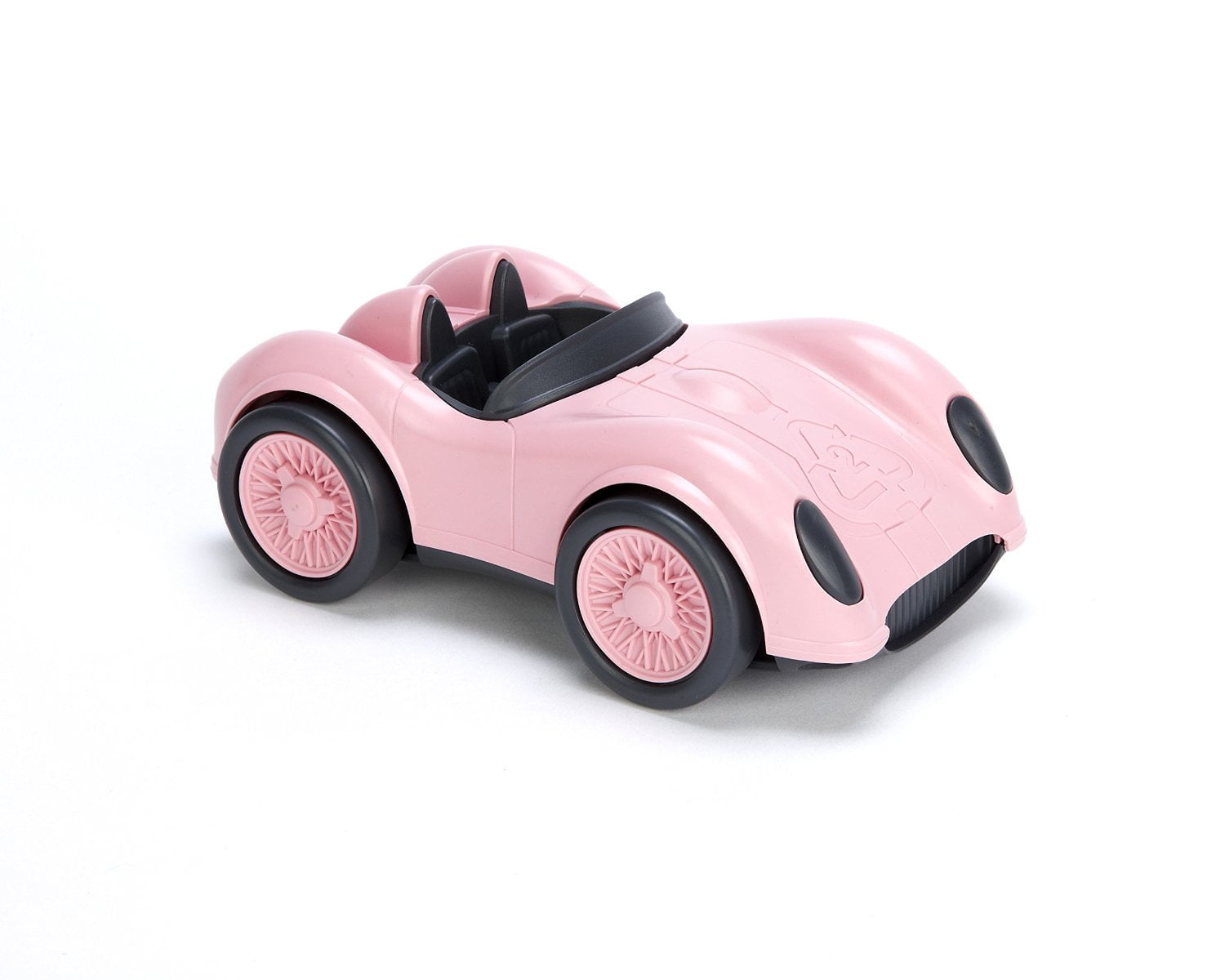 pink toy cars and trucks