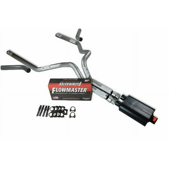 Ford F150 21-25 3" Dual Truck Exhaust Kits Flowmaster Super 40 Corner Exit