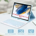 thumbnail image 6 of 【Protective case + keyboard】Detachable tablet case, lightweight, portable, and stable support with BT keyboard/pen slot, suitable for Samsung Galaxy Tab A9 Plus（11 inches）, 6 of 10